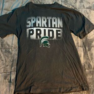 COPY - Gray Michigan State Spartans tee size medium.